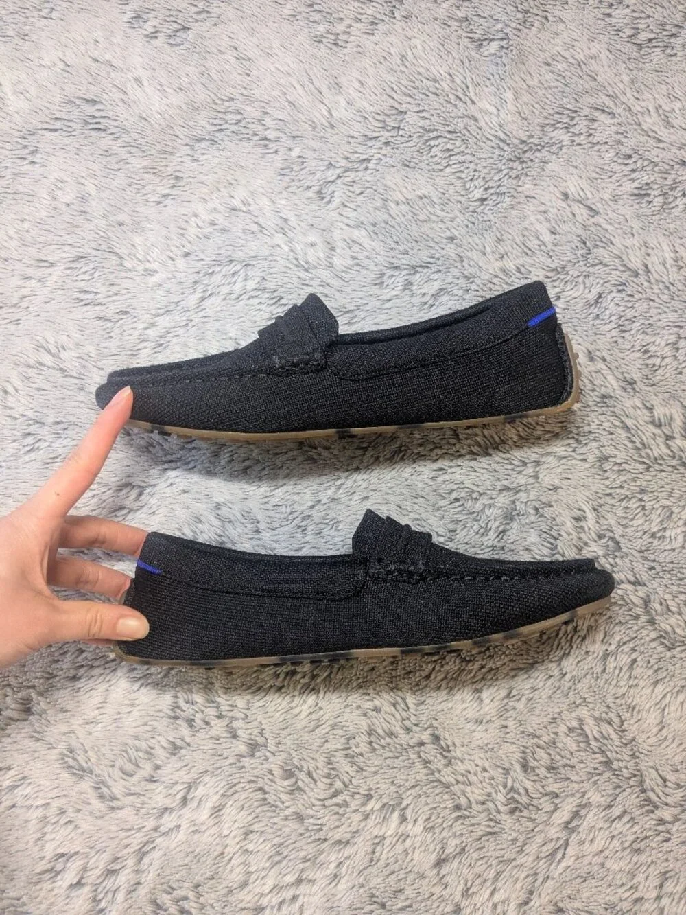 Rothy's Driver Black Loafer Size 7